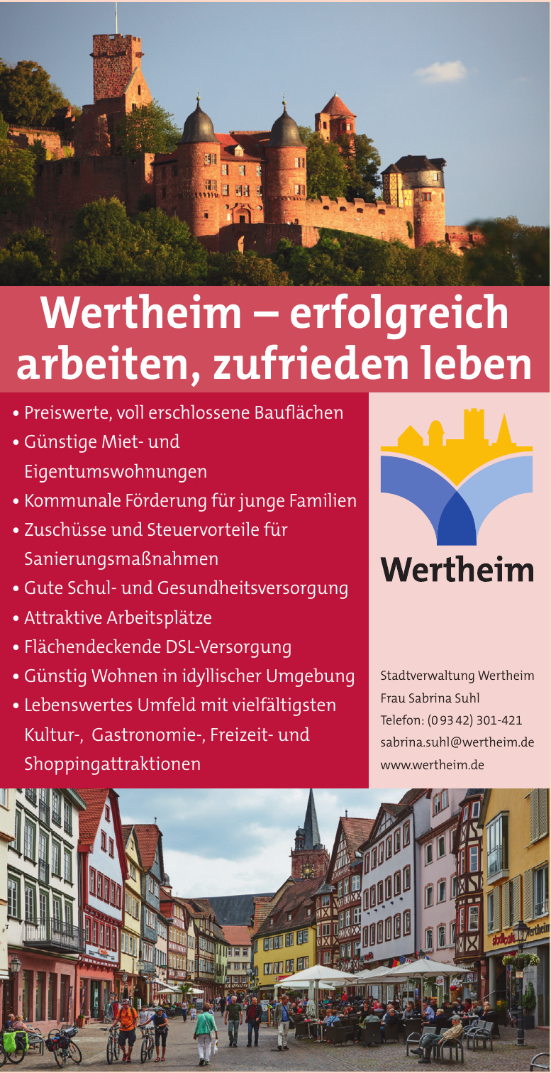 Stadtverwaltung Wertheim Stadtverwaltung Wertheim
