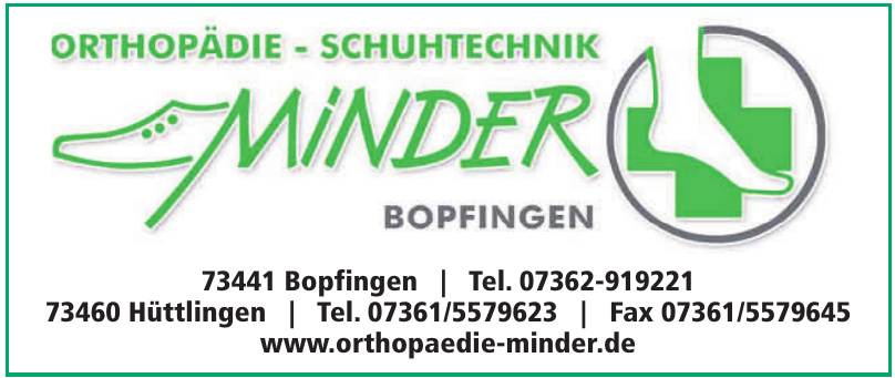 Orthopädie-Schuhtechnik Minder Orthopädie-Schuhtechnik Minder