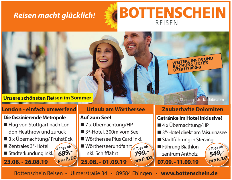Bottenschein Reisen Bottenschein Reisen