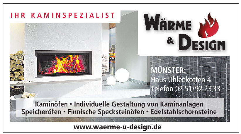 Wärme & Design Kamin- und Kachelofenbau GmbH Wärme & Design Kamin- und Kachelofenbau GmbH