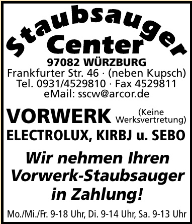 Staubsauger-Center Staubsauger-Center