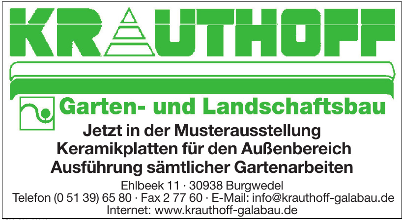 Krauthoff Garten- und Landschaftsbau Krauthoff Garten- und Landschaftsbau