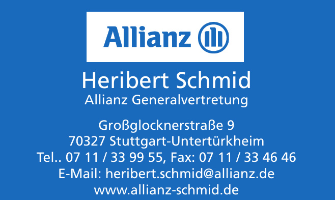 Heribert Schmid Allianz Generalvertretung