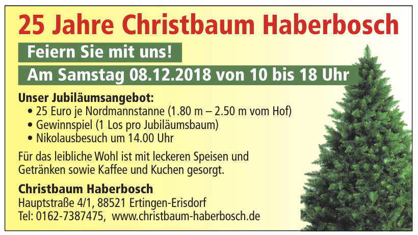 Christbaum Haberbosch Christbaum Haberbosch