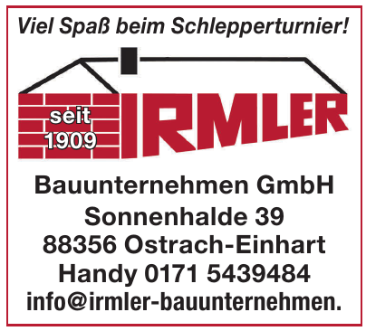 Irmler Bauunternehmen GmbH Irmler Bauunternehmen GmbH