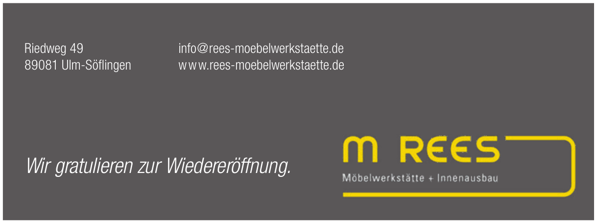 M. Rees - Möbelwerkstätte + Innenausbau M. Rees - Möbelwerkstätte + Innenausbau