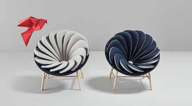 Blütengleich: Der Sessel Quetzal, designed von Marc Venot. Foto: Marc Venot