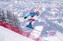 Skiprofis trainieren alljährlich schon ab Oktober in Kitzbühel. Foto: picture alliance