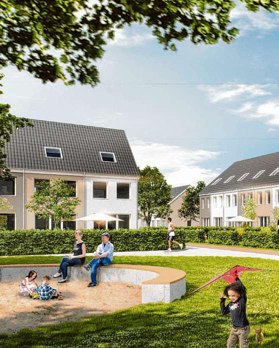 Projekt „Mein Falkenberg“: Die Deutsche Eigenheim baut 507 Reihenhäuser. Projekt „Mein Falkenberg“: Die Deutsche Eigenheim baut 507 Reihenhäuser.