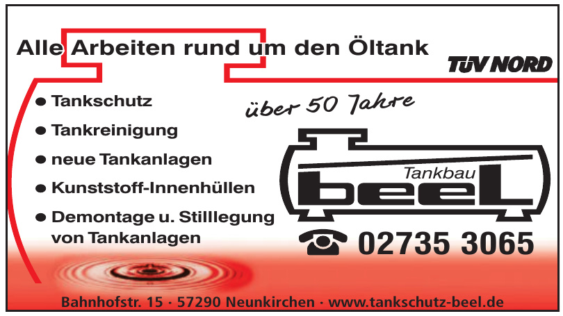 Tankschutz Beel Tankschutz Beel