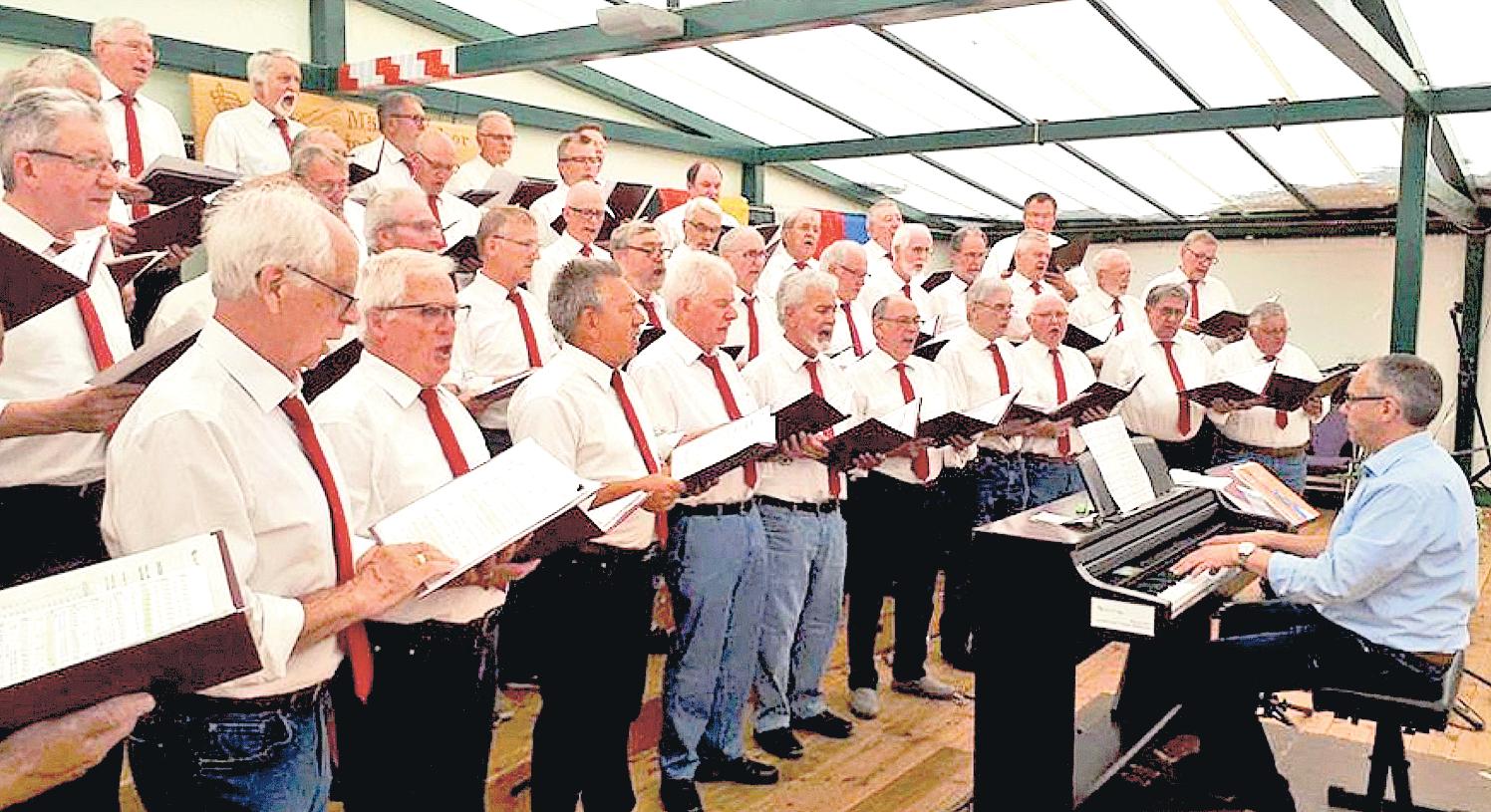Der Chor verfügt über ein abwechslungsreiches Repertoire. Der Chor verfügt über ein abwechslungsreiches Repertoire.