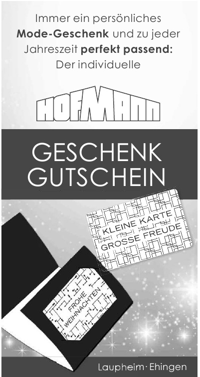 Hofmann Mode-Geschenk Hofmann Mode-Geschenk