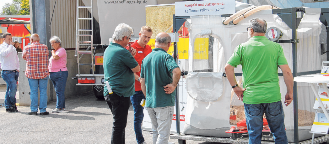 Die Holzpellet-Infotage bieten eine umfassende Beratung zu aktueller Heiz- und Lagertechnik. FOTO: SCHELLINGER Die Holzpellet-Infotage bieten eine umfassende Beratung zu aktueller Heiz- und Lagertechnik. FOTO: SCHELLINGER