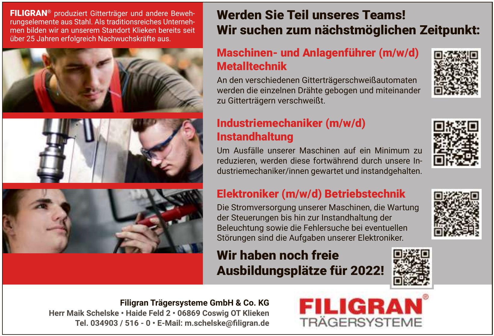 Filigran Trägersysteme GmbH & Co. KG Filigran Trägersysteme GmbH & Co. KG