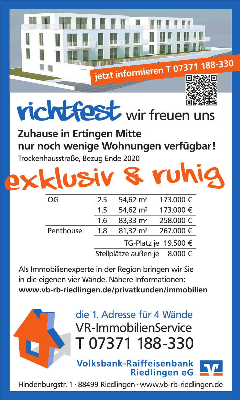 Volksbank-Raiffeisenbank Riedlingen eG Volksbank-Raiffeisenbank Riedlingen eG