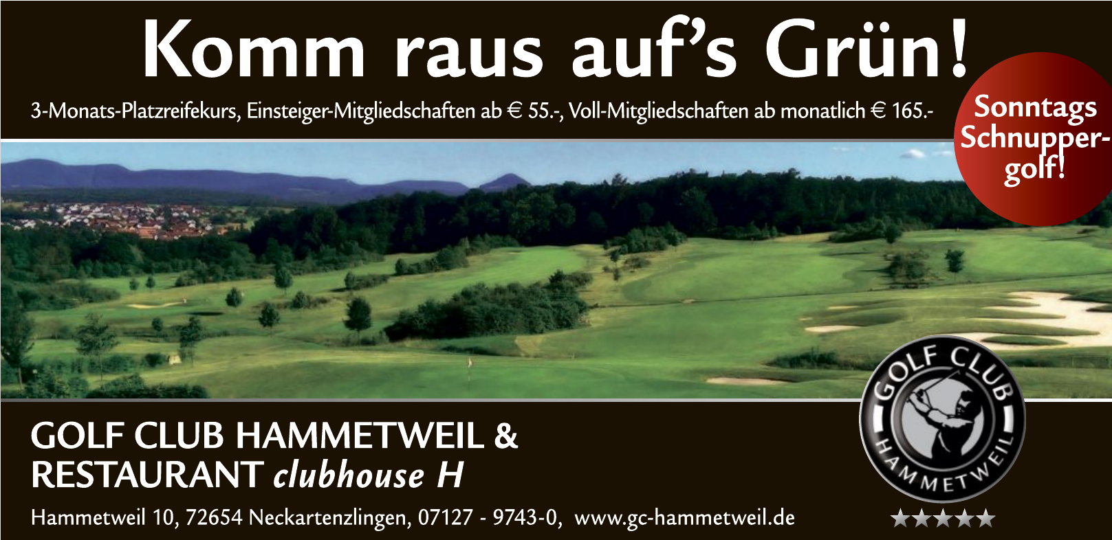 Golf Club Hammetweil GmbH & Co. KG Golf Club Hammetweil GmbH & Co. KG