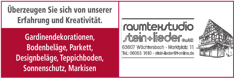 Raumtexstudio Stein + Lieder GmbH