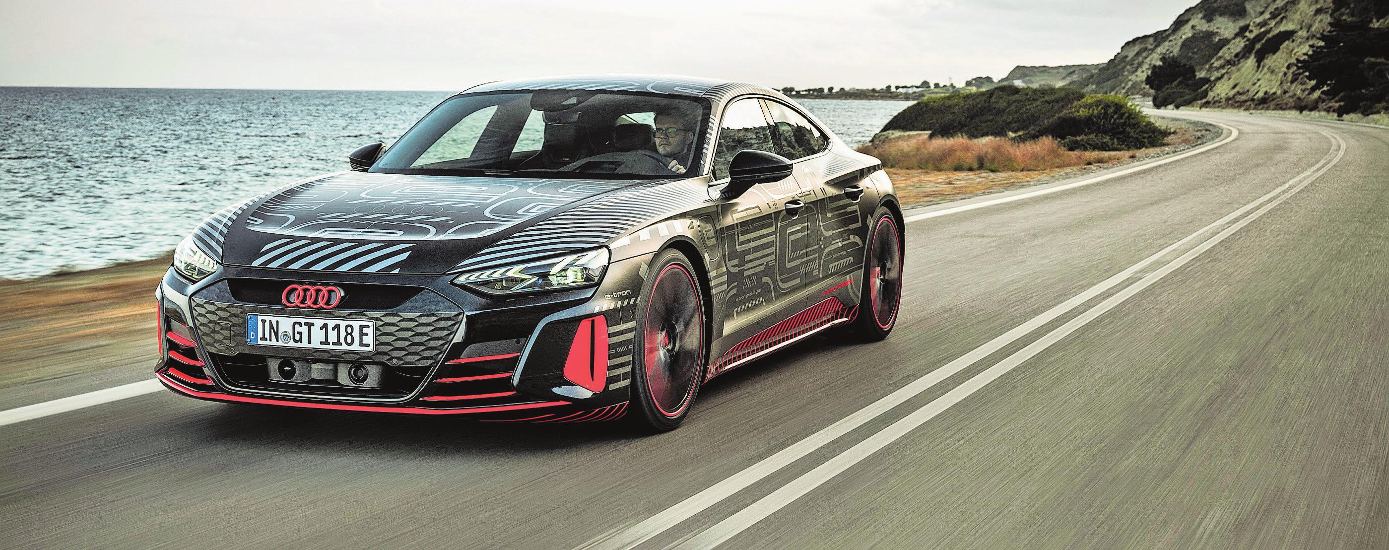 Der RS e-tron gleitet leise und geschmeidig dahin und bietet dabei auch eine grosse Alltagstauglichkeit. Bild: pd