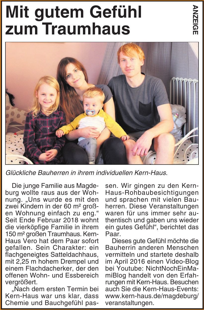 Mit gutem Gefühl zum Traumhaus Mit gutem Gefühl zum Traumhaus