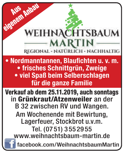 Weihnachtsbaum Martin Weihnachtsbaum Martin