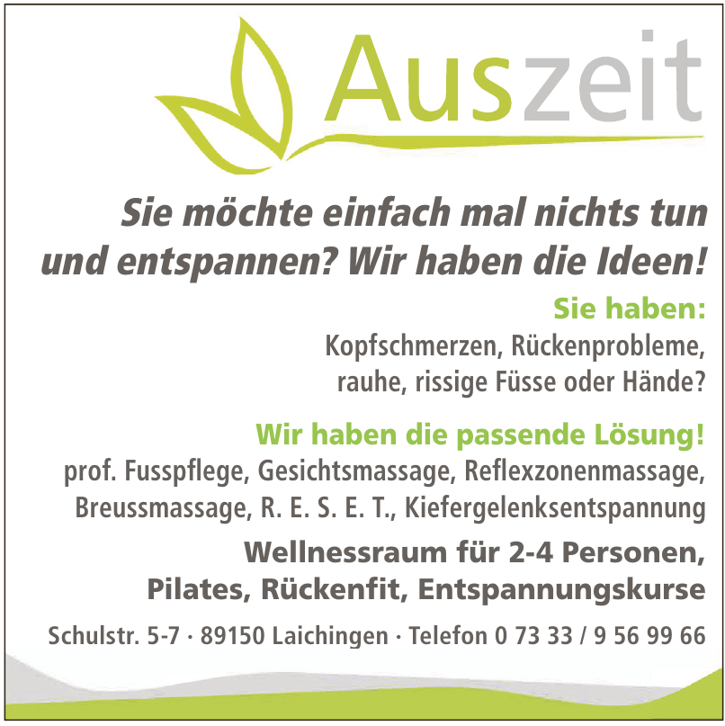 Auszeit Auszeit
