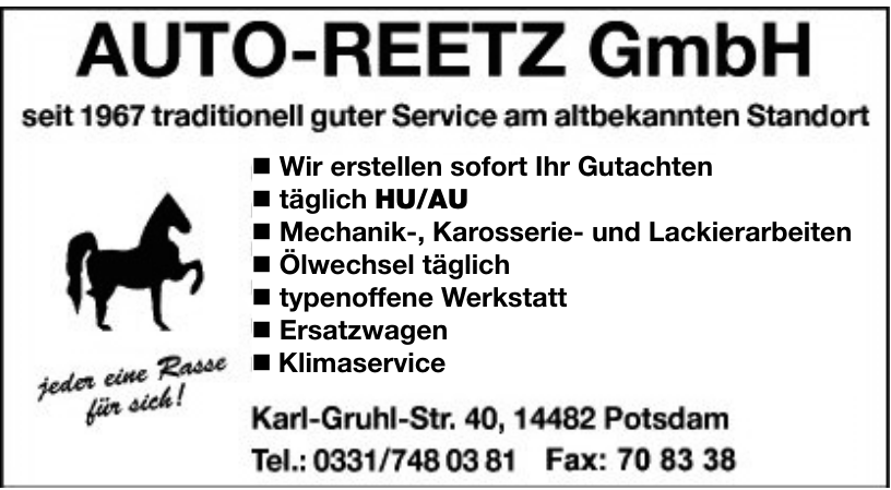 Auto-Reetz GmbH Auto-Reetz GmbH
