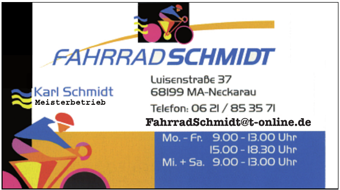 Fahrrad Schmidt Fahrrad Schmidt