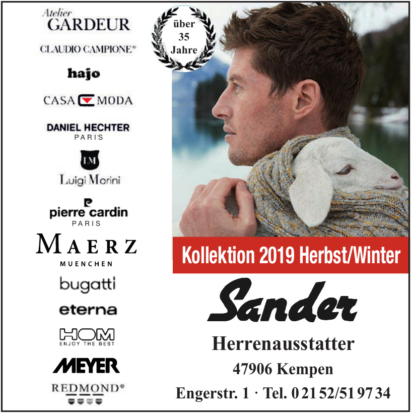 Herrenausstatter Sander Herrenausstatter Sander