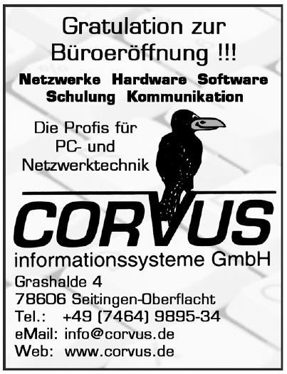 CORVUS informationssysteme GmbH CORVUS informationssysteme GmbH