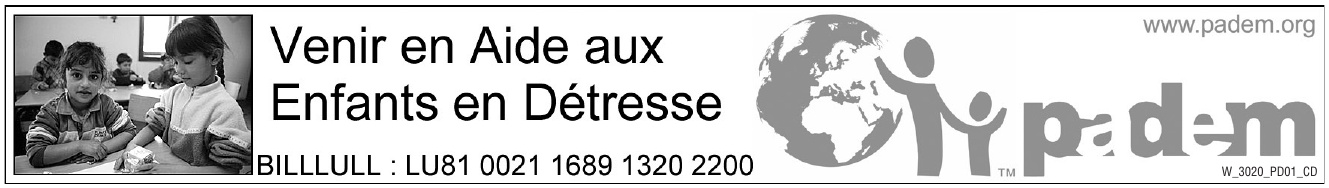 Venir en Aide aux Enfants en Détresse Venir en Aide aux Enfants en Détresse