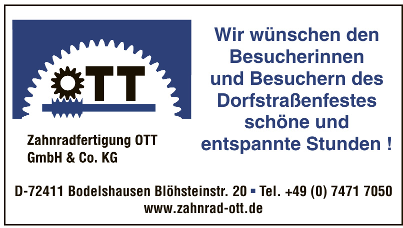 OTT Zahnradfertigung OTT GmbH & Co. KG