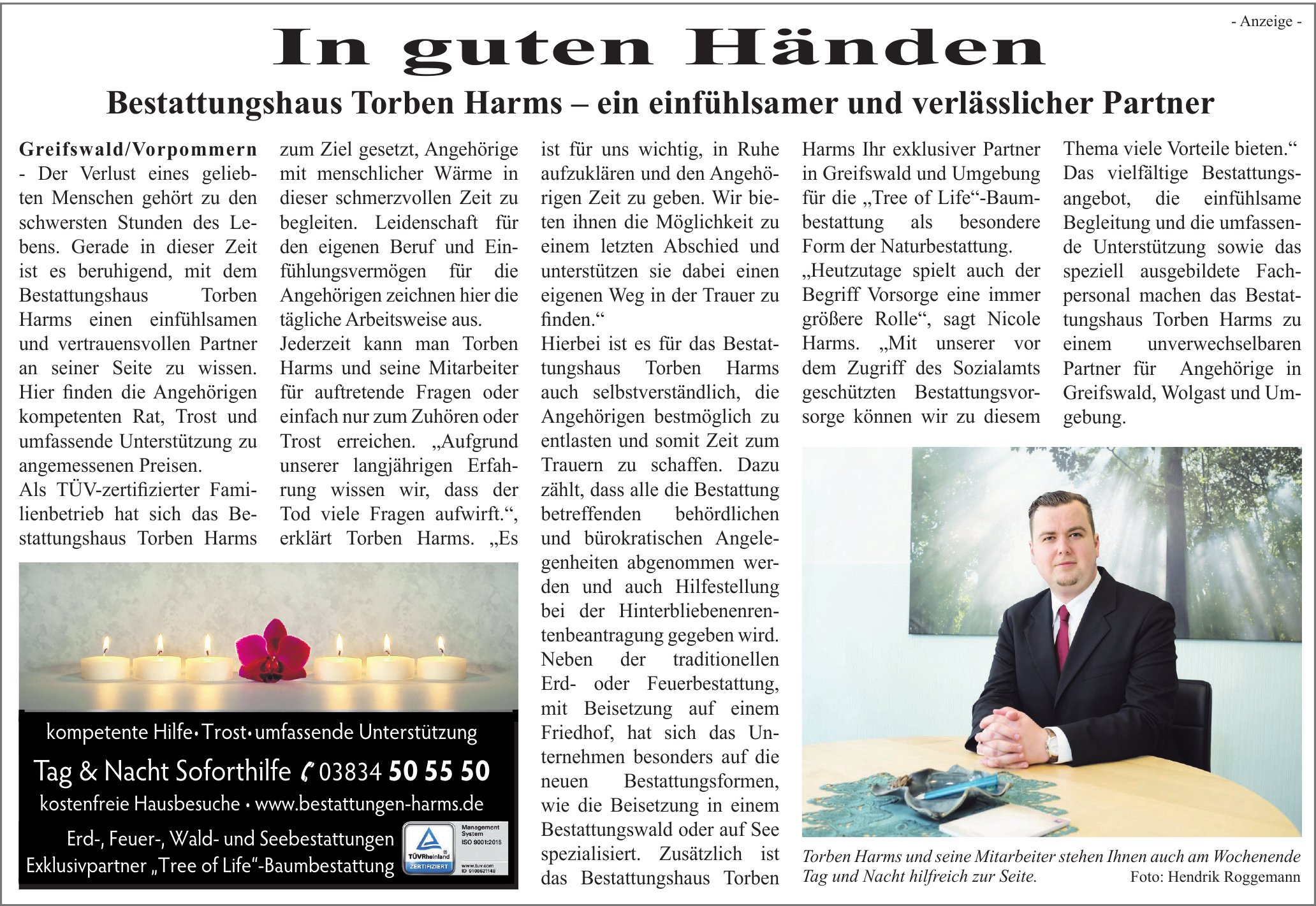 Bestattungshaus Torben Harms Bestattungshaus Torben Harms