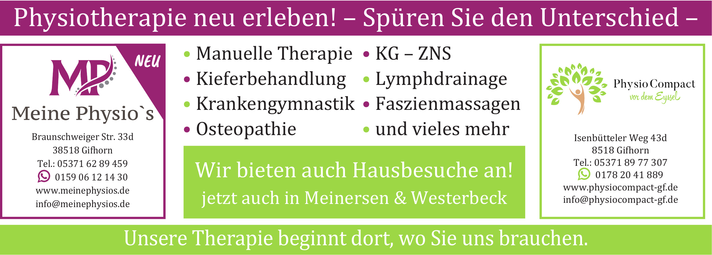Meine Physio‘s Meine Physio‘s