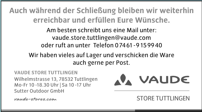 Vaude Store Tuttlingen Vaude Store Tuttlingen