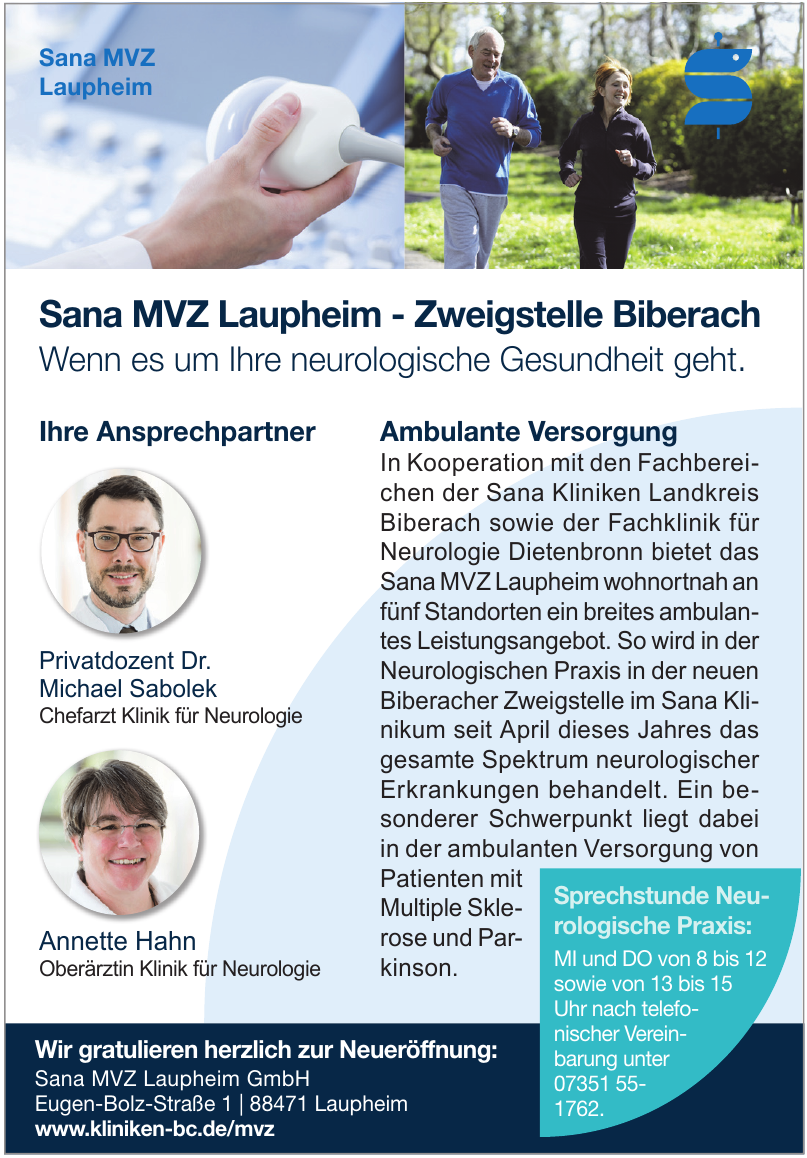 Sana MVZ Laupheim GmbH Sana MVZ Laupheim GmbH