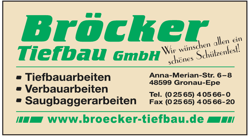 Bröcker Tiefbau GmbH Bröcker Tiefbau GmbH