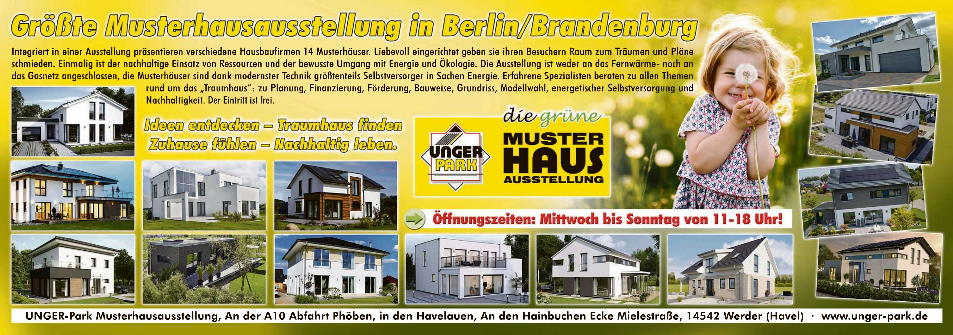 UNGER-Park Musterhausausstellung UNGER-Park Musterhausausstellung