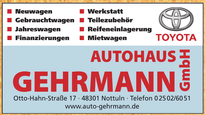 Autohaus Gehrmann GmbH Autohaus Gehrmann GmbH