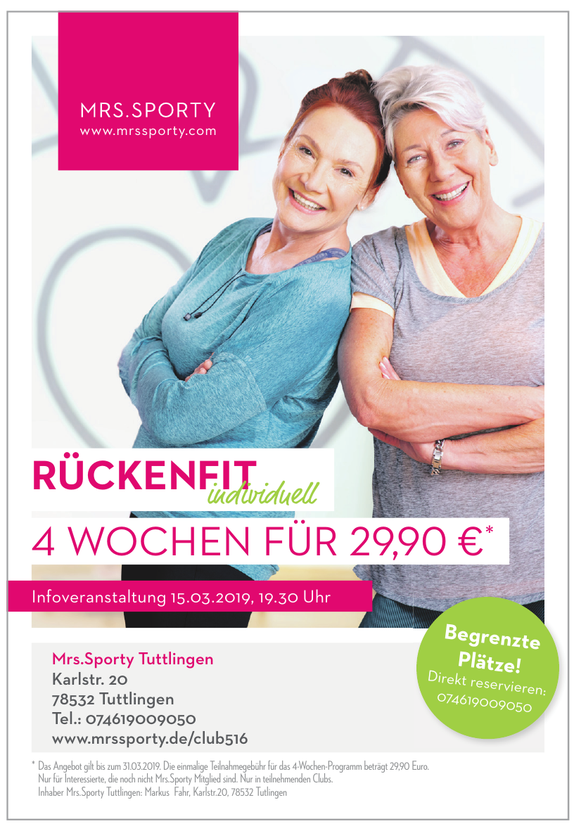 Mrs.Sporty Tuttlingen Mrs.Sporty Tuttlingen