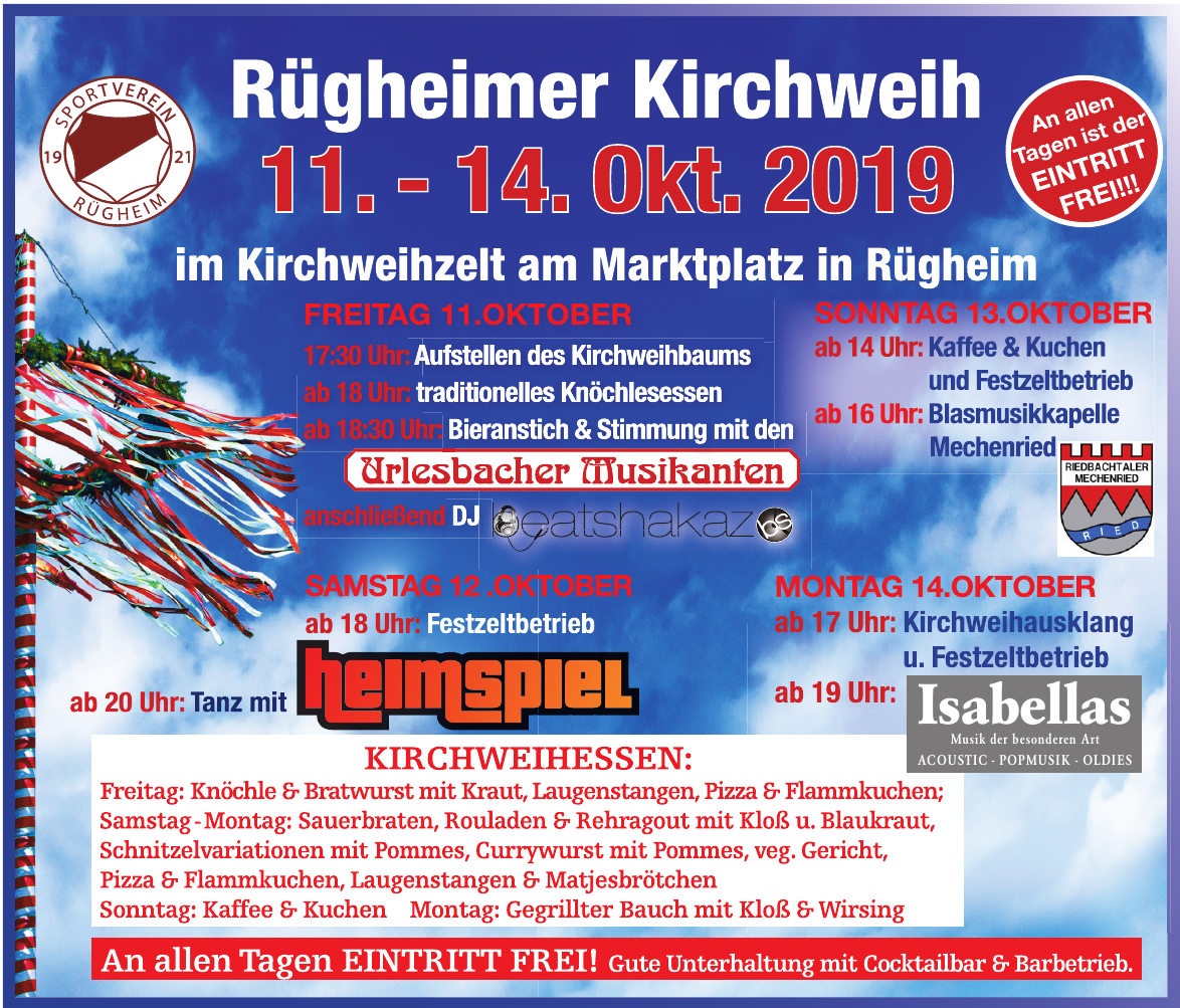 Rügheimer Kirchweih Rügheimer Kirchweih