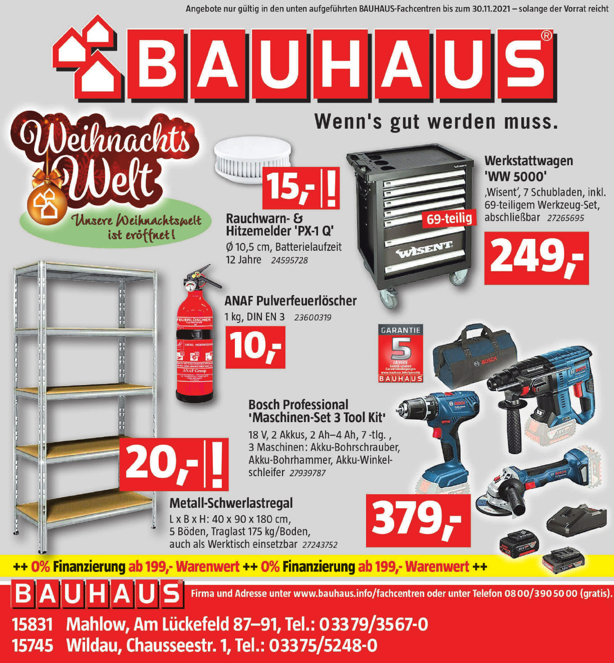 Bauhaus E-Business Gesellschaft für Bau- und Hausbedarf mbH & Co. KG Bauhaus E-Business Gesellschaft für Bau- und Hausbedarf mbH & Co. KG