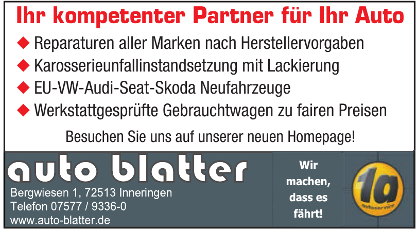 Auto Blatter Auto Blatter
