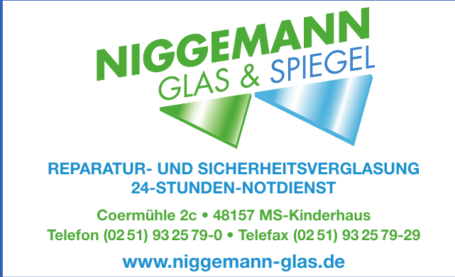 Niggemann Glas & Spiegel Niggemann Glas & Spiegel