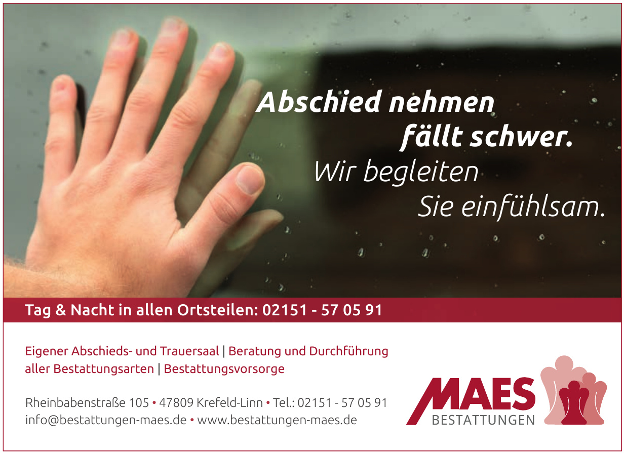 Maes Bestattungen Maes Bestattungen