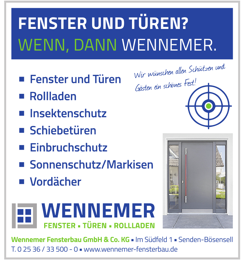 Wennemer Fensterbau GmbH & Co. KG Wennemer Fensterbau GmbH & Co. KG