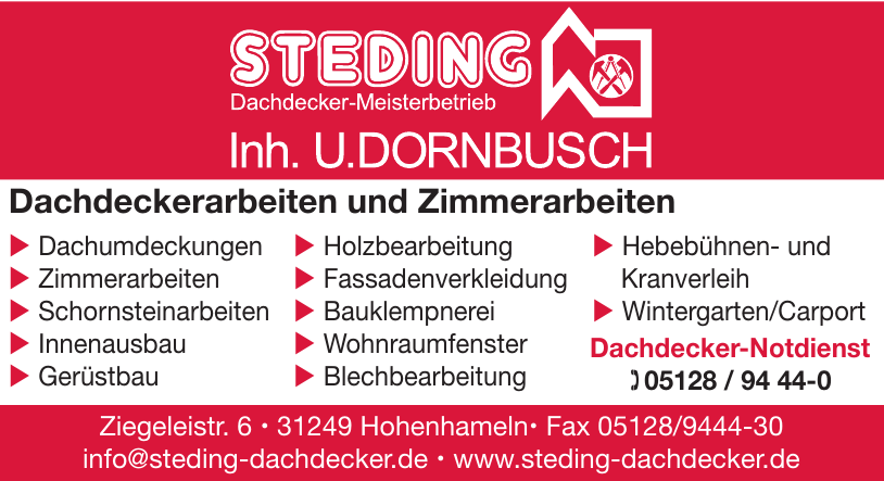 Steding Dachdecker Steding Dachdecker
