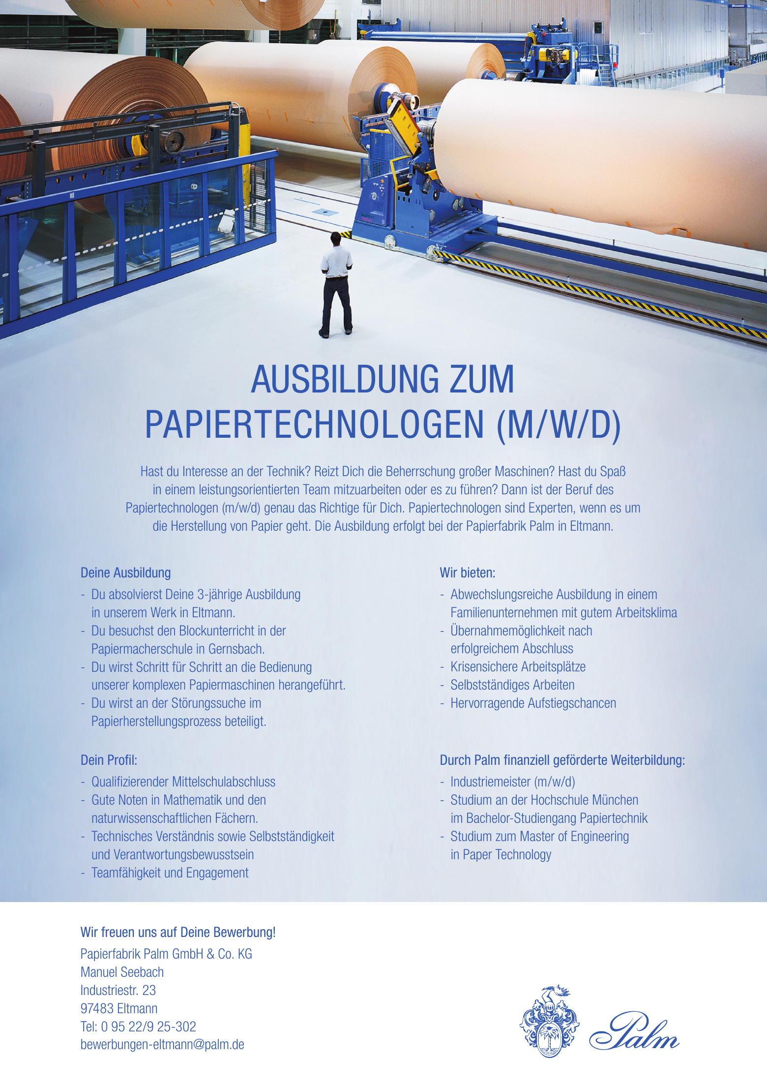 Papierfabrik Palm GmbH & Co. KG Papierfabrik Palm GmbH & Co. KG
