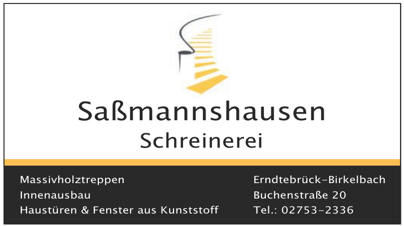 Saßmannshausen Schreinerei Saßmannshausen Schreinerei