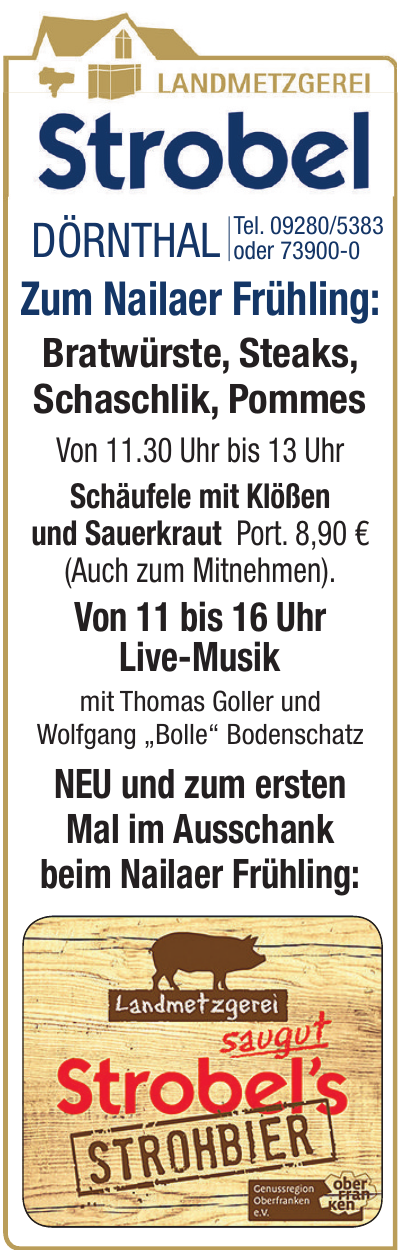 Landmetzgerei Strobel Dörnthal Landmetzgerei Strobel Dörnthal