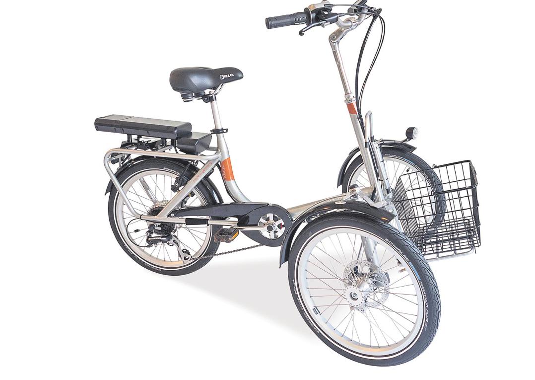 Praktisches Dreirad: Modell Shopi von draisin lässt sich zusammenfalten. Foto draisin
